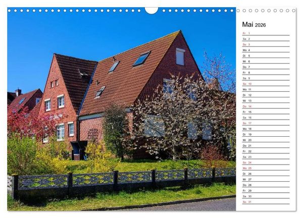 Produktbild: Langeoog - Sch&ouml;nste Insel Ostfrieslands (Wandkalender 2026 DIN A3 quer), CALVENDO Monatskalender