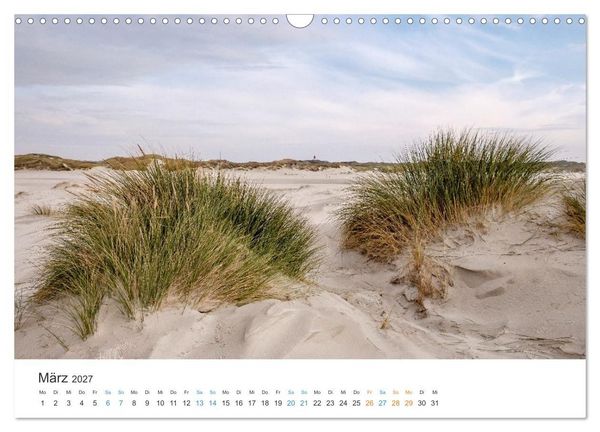 Produktbild: Amrum: Natur und Freiheit (Wandkalender 2027 DIN A3 quer), CALVENDO Monatskalender