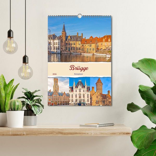 Produktbild: Br&uuml;gge - Reiseplaner (Wandkalender 2026 DIN A3 hoch), CALVENDO Monatskalender