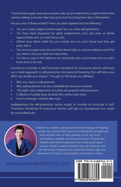 Produktbild: Invisible to Invincible: A self-promotion handbook for executive women