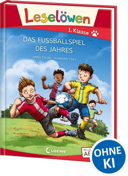 Produktbild: Lesel&ouml;wen 1. Klasse - Das Fu&szlig;ballspiel des Jahres (Gro&szlig;buchstabenausgabe)