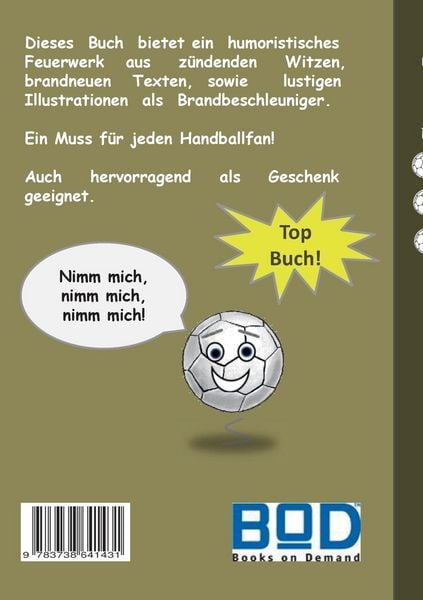 Produktbild: Witze rund um Handball