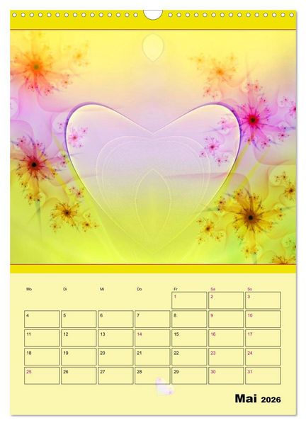 Produktbild: Ganz viel Herz (Wandkalender 2026 DIN A3 hoch), CALVENDO Monatskalender