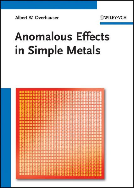 Produktbild: Anomalous Effects in Simple Metals