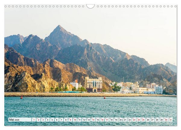 Produktbild: Entlang der K&uuml;ste von Muscat (Wandkalender 2026 DIN A3 quer), CALVENDO Monatskalender