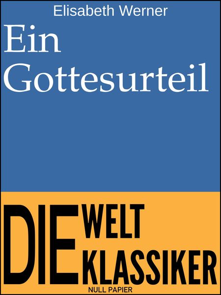 Produktbild: Ein Gottesurteil