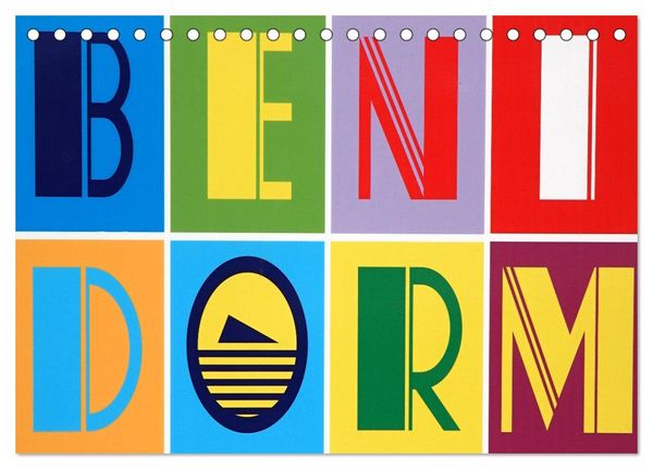 Benidorm (Tischkalender 2026 DIN A5 quer), CALVENDO Monatskalender