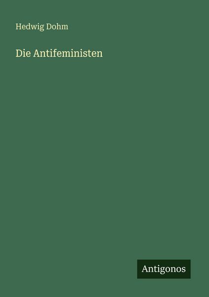 Produktbild: Die Antifeministen