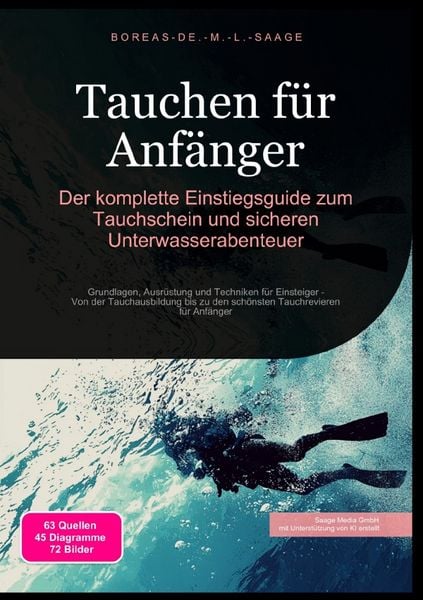 Produktbild: Tauchen (DE) / Tauchen f&uuml;r Anf&auml;nger: Der komplette Einstiegsguide zum Tauchschein und sicheren Unterwasserabenteuer