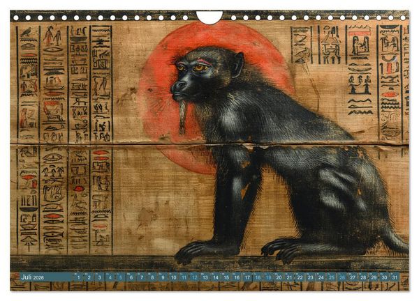 Produktbild: Papyrus-Propheten - KI-Enth&uuml;llungen aus der Vergangenheit (Wandkalender 2026 DIN A4 quer), CALVENDO Monatskalender