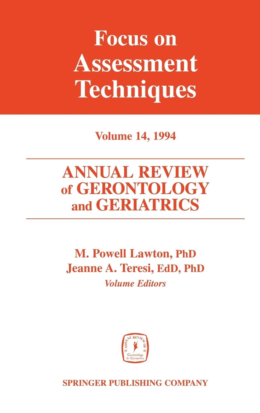 Produktbild: Annual Review of Gerontology and Geriatrics, Volume 14, 1994