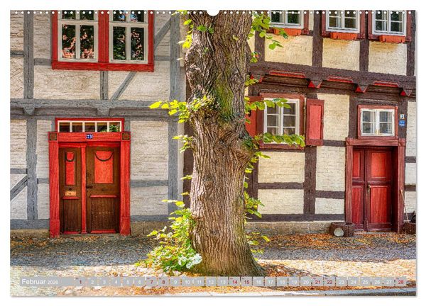 Produktbild: Quedlinburg - 1000 Jahre Geschichte im Harz (Wandkalender 2026 DIN A2 quer), CALVENDO Monatskalender