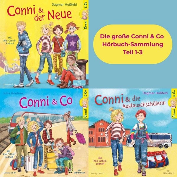 Produktbild: Conni & Co 1-3: Die gro&szlig;e Conni & Co H&ouml;rbuch-Sammlung