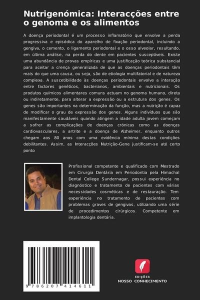 Produktbild: Nutrigen&oacute;mica: Interac&ccedil;&otilde;es entre o genoma e os alimentos