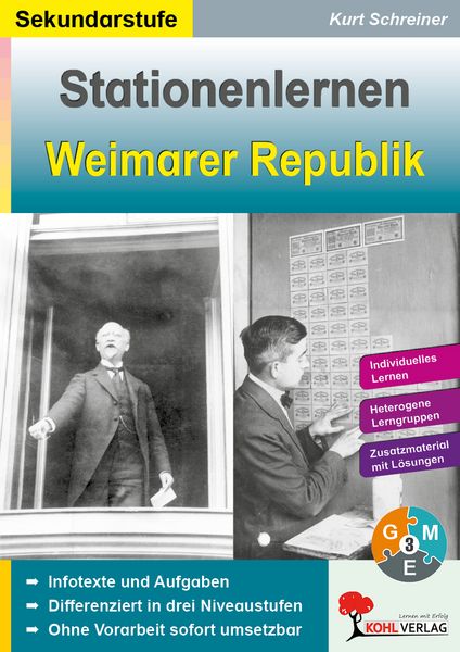 Produktbild: Stationenlernen Weimarer Republik