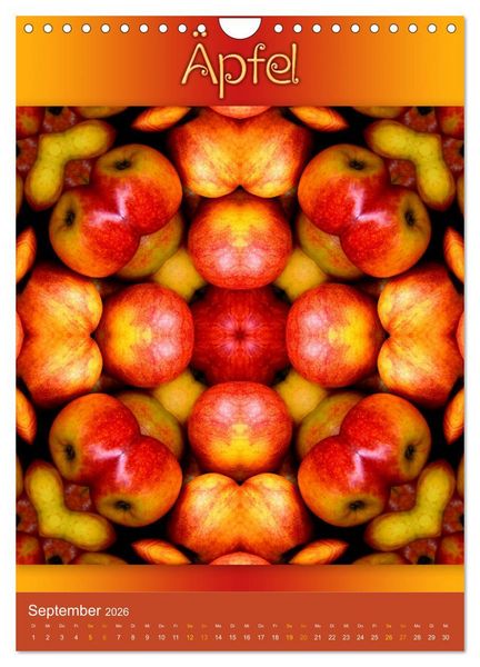 Produktbild: Kulinarische Mandalas (Wandkalender 2026 DIN A4 hoch), CALVENDO Monatskalender