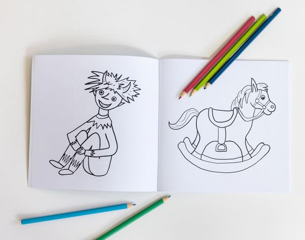 Produktbild: Malbuch zum Kinderbuch Meine fabelhafte Fantasie