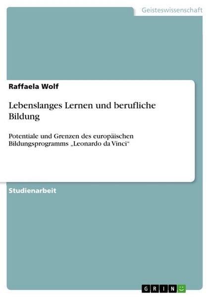 Produktbild: Lebenslanges Lernen und berufliche Bildung