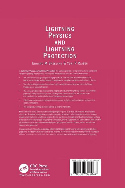 Produktbild: Lightning Physics and Lightning Protection