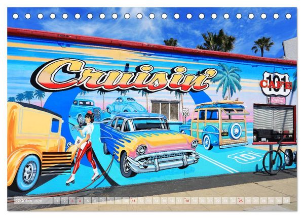 Produktbild: American Diner - es gibt sie noch (Tischkalender 2026 DIN A5 quer), CALVENDO Monatskalender