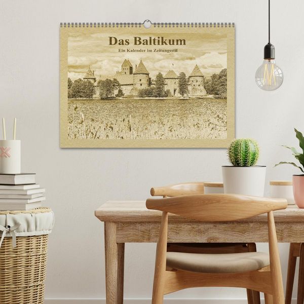 Produktbild: Das Baltikum - Ein Kalender im Zeitungsstil (Wandkalender 2026 DIN A3 quer), CALVENDO Monatskalender