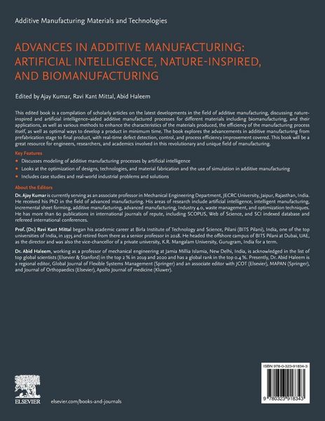 Produktbild: Advances in Additive Manufacturing