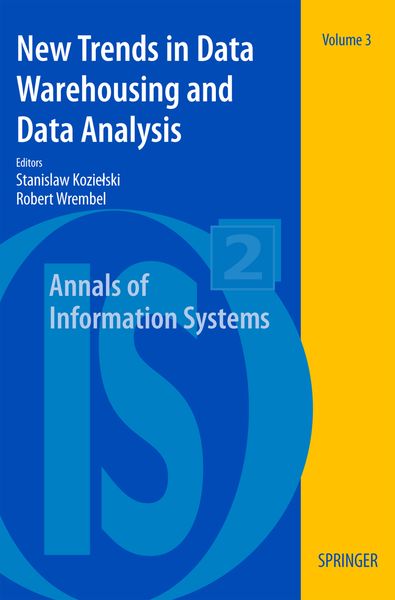 Produktbild: New Trends in Data Warehousing and Data Analysis