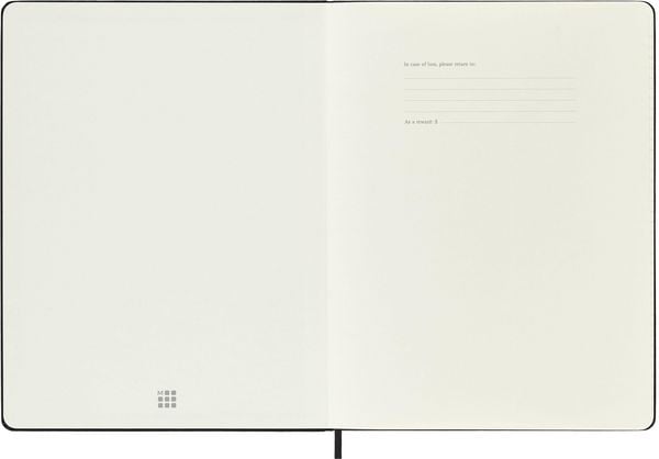 Produktbild: Moleskine 12 Monate Pro Wochen Notizkalender 2027, Pro XL, 1 Wo = 2 Seiten, vertikal, Spalten f&uuml;r Notizen, fester Einband, Schwarz<BR>