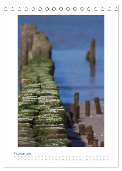 Produktbild: Insel Amrum - Friesische Impressionen (Tischkalender 2026 DIN A5 hoch), CALVENDO Monatskalender