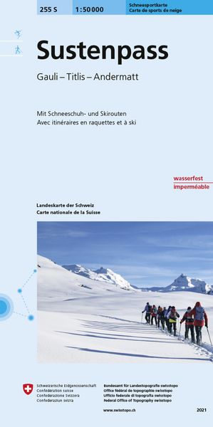 Produktbild: 255S Sustenpass Schneesportkarte