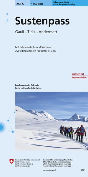 Produktbild: Swisstopo 1 : 50 000 Sustenpass Ski