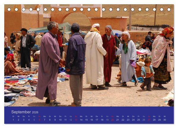 Produktbild: Farben Marokkos (Tischkalender 2026 DIN A5 quer), CALVENDO Monatskalender