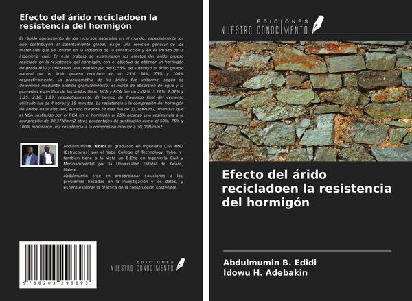 Produktbild: Efecto del &aacute;rido recicladoen la resistencia del hormig&oacute;n