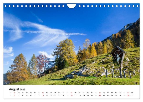 Produktbild: Tirol &ndash; Impressionen aus dem Alpenland (Wandkalender 2026 DIN A4 quer), CALVENDO Monatskalender