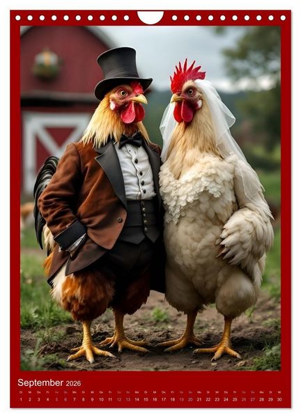 Produktbild: Nicht nur ein Vogel wollte Hochzeit halten (Wandkalender 2026 DIN A4 hoch), CALVENDO Monatskalender