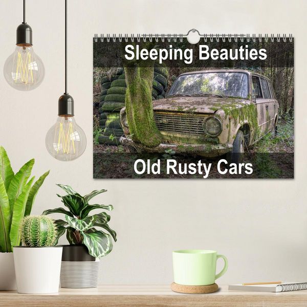 Produktbild: Sleeping Beauties Old Rusty Cars (Wall Calendar 2026 DIN A4 landscape), CALVENDO 12 Month Wall Calendar