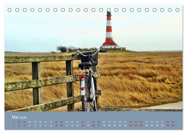 Produktbild: Westerhever (Tischkalender 2026 DIN A5 quer), CALVENDO Monatskalender