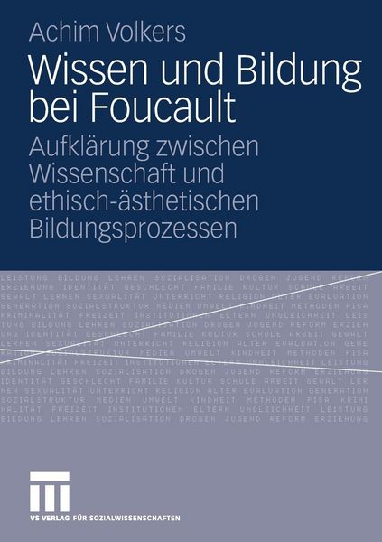 Produktbild: Wissen und Bildung bei Foucault