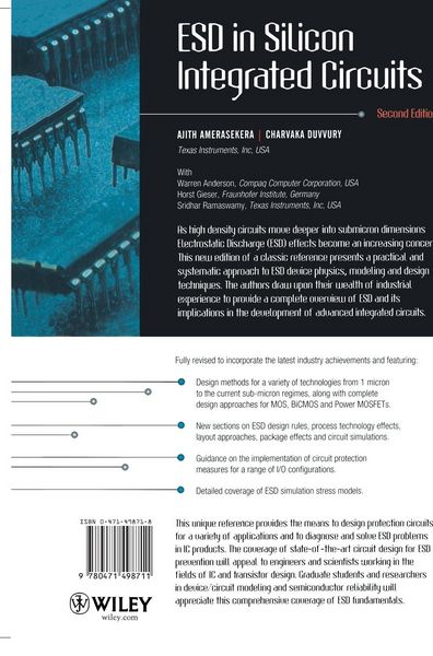 Produktbild: Esd in Silicon Integrated Circuits