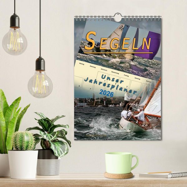 Produktbild: Segeln, unser Jahresplaner (Wandkalender 2026 DIN A4 hoch), CALVENDO Monatskalender