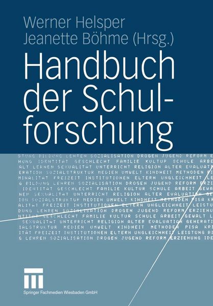 Produktbild: Handbuch der Schulforschung