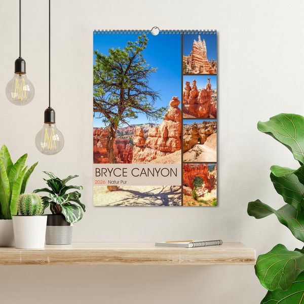 Produktbild: BRYCE CANYON Natur Pur (Wandkalender 2026 DIN A3 hoch), CALVENDO Monatskalender