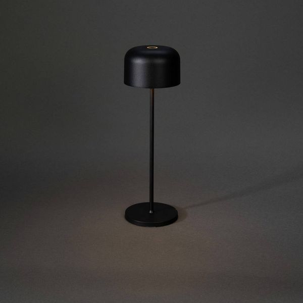 Produktbild: Konstsmide 7834-750 Lille LED-Akku-Tischlampe 3.5W Warmwei&szlig; Schwarz