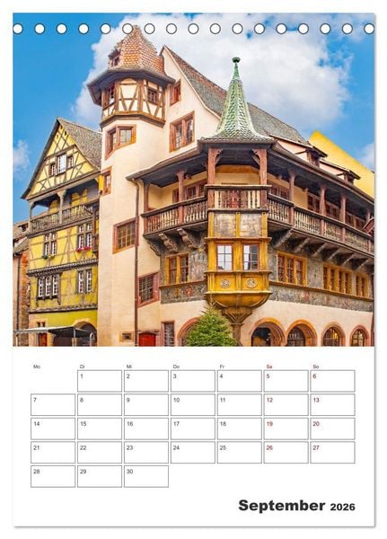 Produktbild: Colmar - Impressionen (Tischkalender 2026 DIN A5 hoch), CALVENDO Monatskalender