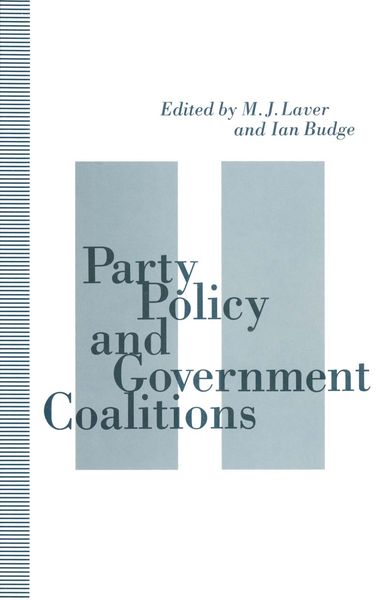 Produktbild: Party Policy and Government Coalitions