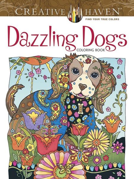 Produktbild: Creative Haven Dazzling Dogs Coloring Book