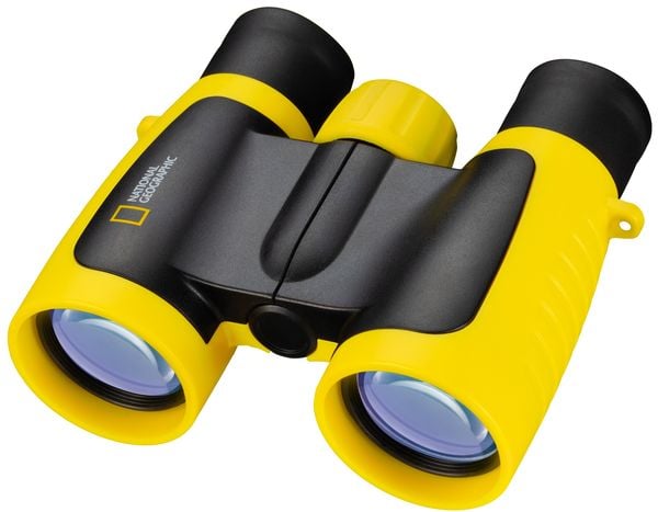 National Geographic 9104500 - Kinderfernglas 3x30, 3-fache Vergrößerung, gelb/schwarz