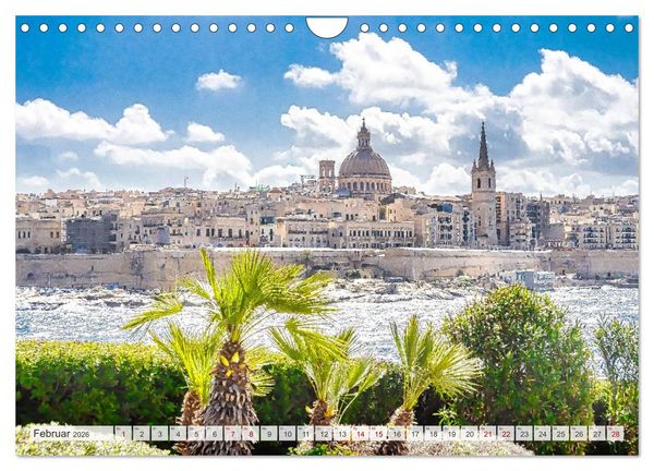 Produktbild: Malta, Comino & Gozo (Wandkalender 2026 DIN A4 quer), CALVENDO Monatskalender