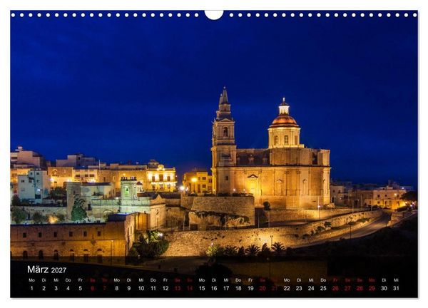 Produktbild: Malta entdecken Malta, Gozo, Comino (Wandkalender 2027 DIN A3 quer), CALVENDO Monatskalender