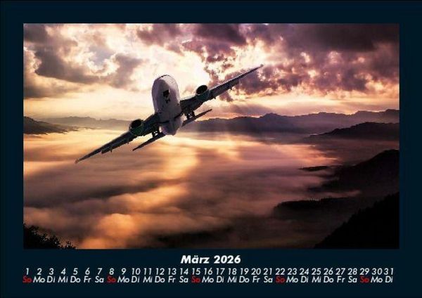 Produktbild: Flugzeuge 2026 Fotokalender DIN A5
